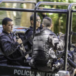 Military Police in Rio de Janeiro, Brazil.