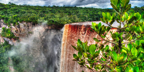 Kaieteur waterfall in Esequibo Region, Guyana