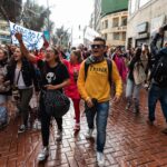 Bogota Student Protests ESMAD