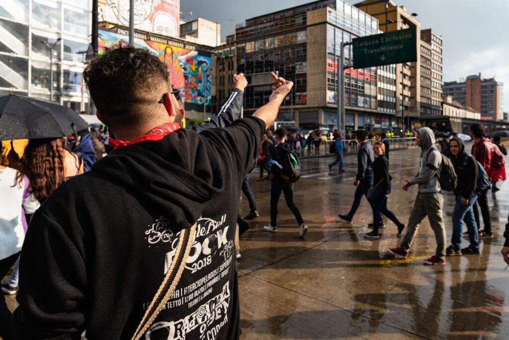 Bogota Student Protests ESMAD