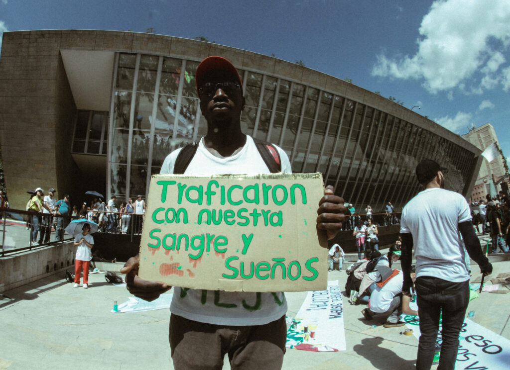 National Strike Medellin Colombia