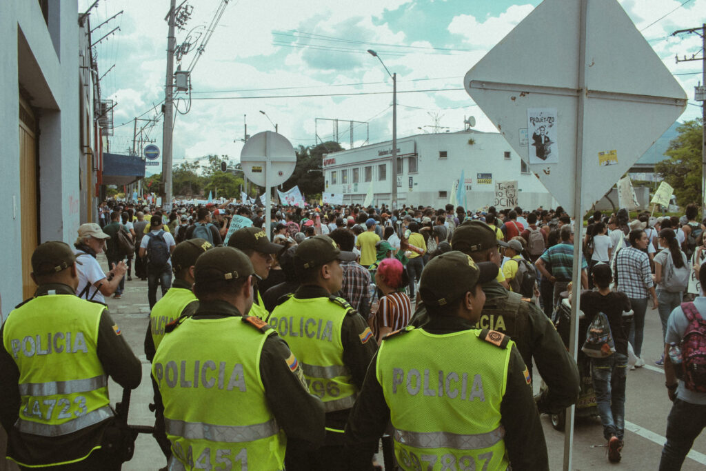 National Strike Medellin Colombia