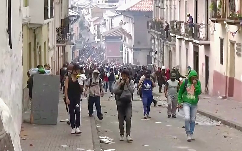 Protests in Ecuador