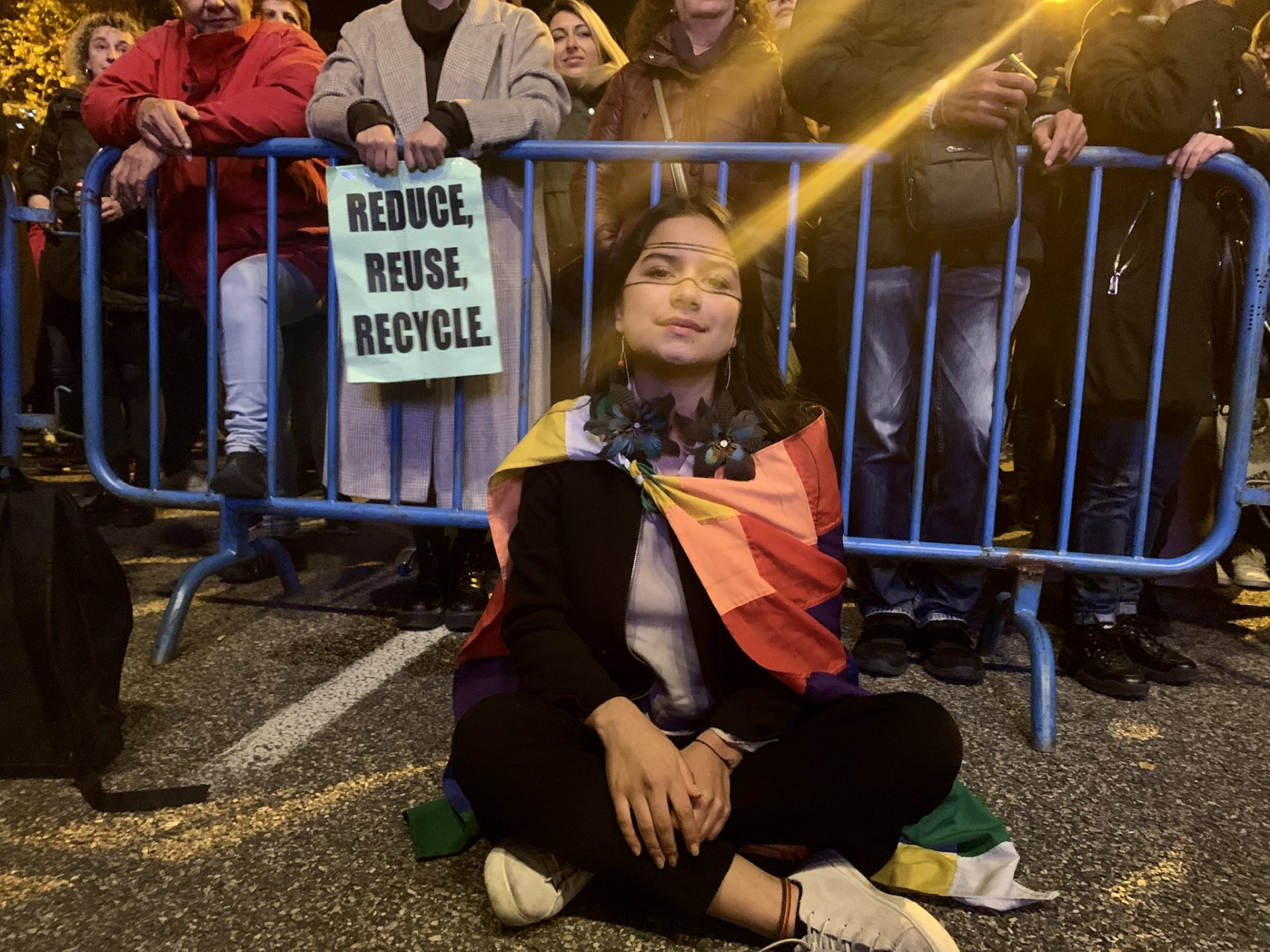 Indigenous teen climate activist Helena Gualinga.