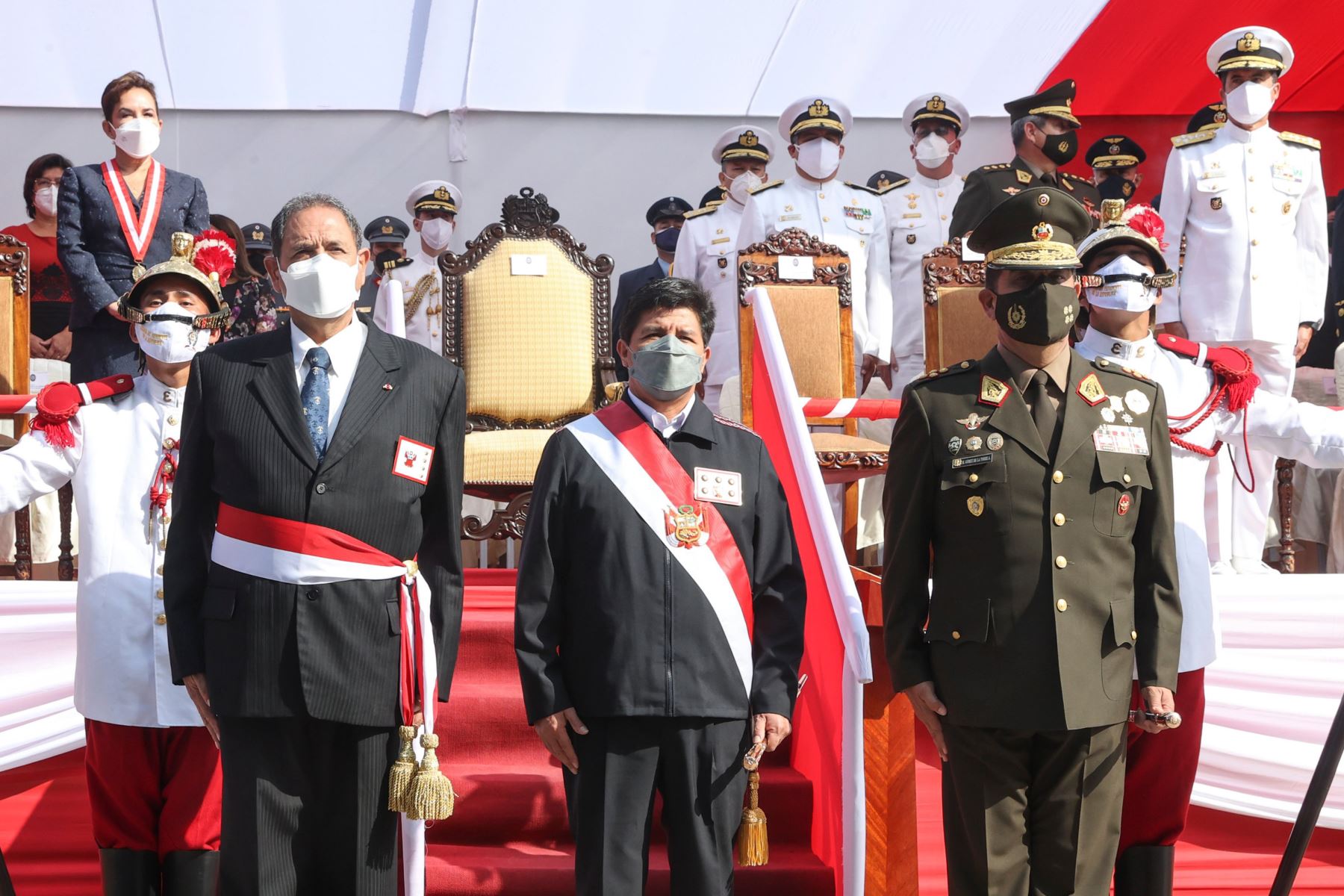 Peru’s military heroes snub President Pedro Castillo in official ceremony