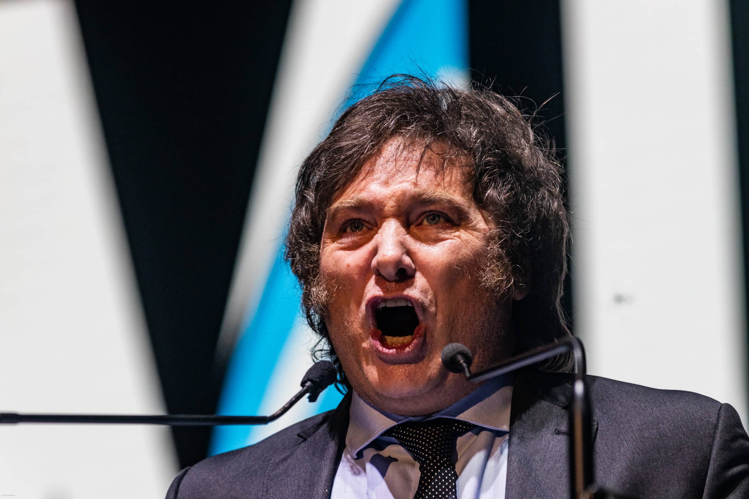 Chile students protest right-wing political forum as Milei defends Pinochet