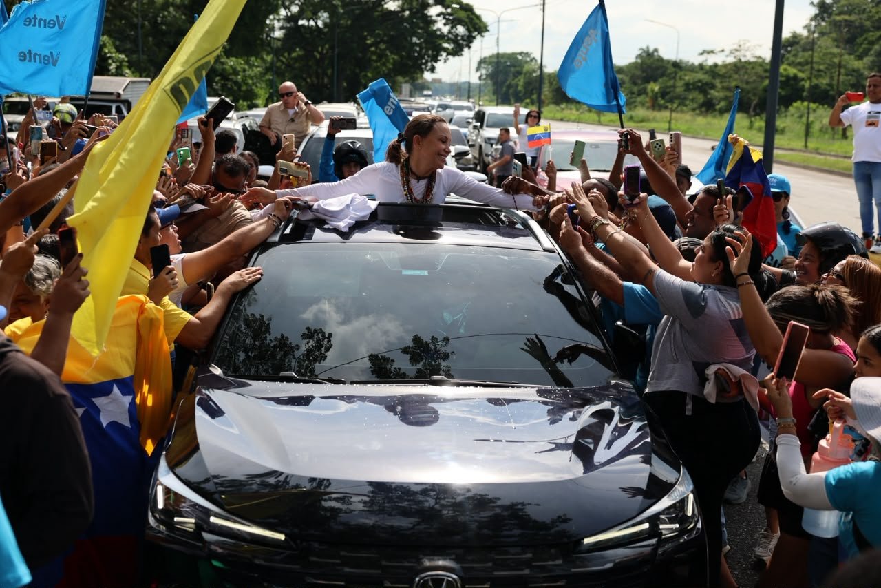 Exiled Venezuela opposition leader Maria Corina Machado returns to Venezuela